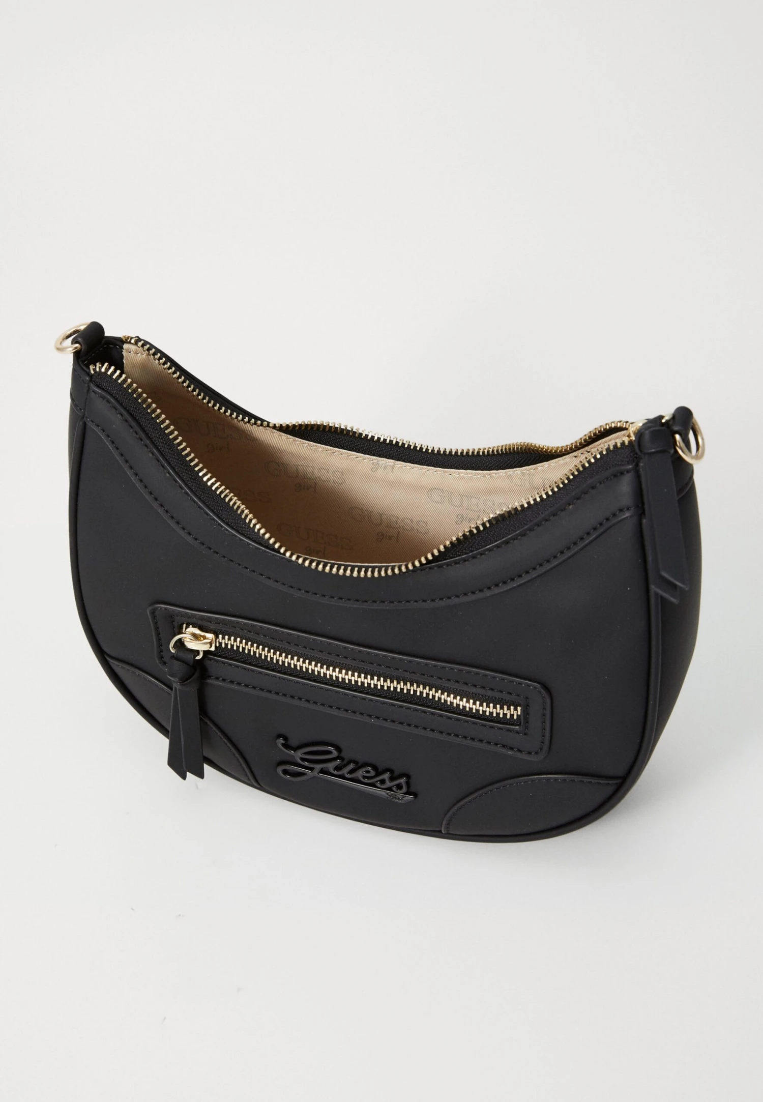 Guess HOBO BAG UNISEX - Cross Body Bag - Jet Black 3 Guess HOBO BAG UNISEX - Cross Body Bag - Jet Black - Image 3