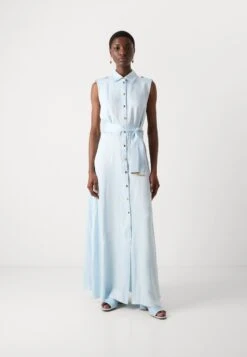 IVA CHEMISER LONG DRESS - Maxi Dress - Soft Blue -Guess Clothing Sale 7990fee4a5d74546a1f33c5163e7f29b