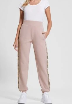 Guess BRITNEY JOGGER - Tracksuit Bottoms - Rose