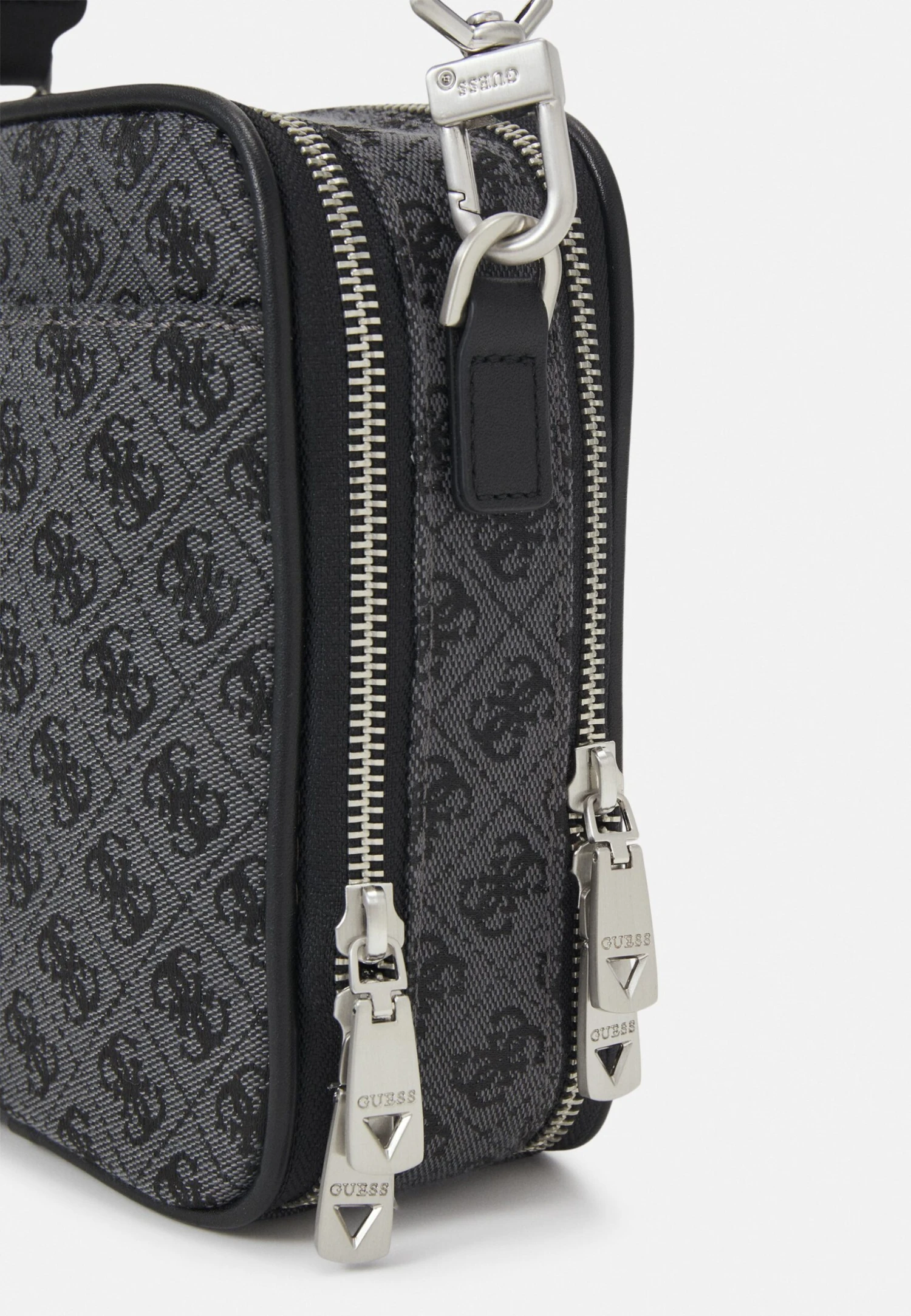 Guess Strave Douple Unisex - Across Body Bag - Black 4 Guess Strave Douple Unisex - Across Body Bag - Black - Image 4