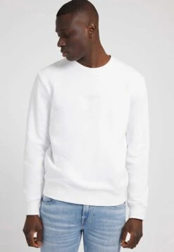 Guess Regular Fit - Sweatshirt - Weiß