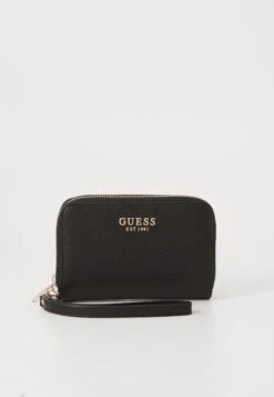 Guess AMORETTE DOUBLE ZIP - Wallet - Black