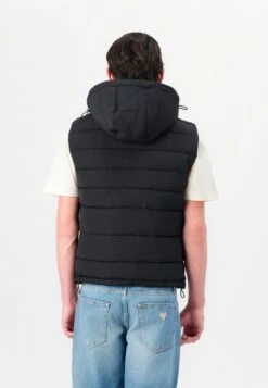 Guess LIGHT VEST - Waistcoat - Jet Black -Guess Clothing Sale 7b08fdf6b18d4df88d1d34f5eefd8ae7