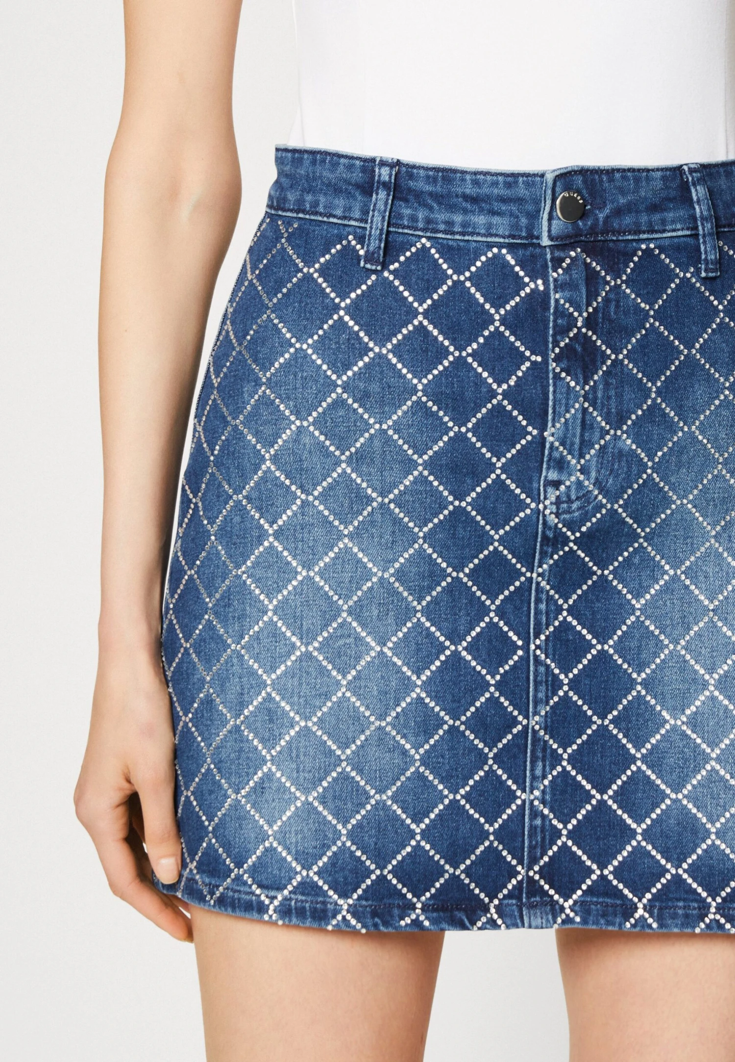 Guess Carlie Skirt - A-Line Skirt - Bling Ocean 4 Guess Carlie Skirt - A-Line Skirt - Bling Ocean - Image 4