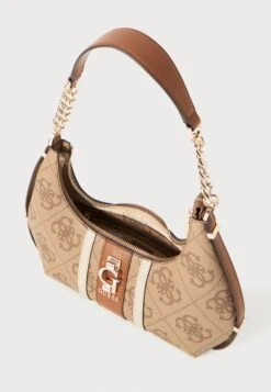 Guess ERENIA SHOULDER BAG - Handbag - Latte -Guess Clothing Sale 7c4c49c44b004f0d9327256817e761e1