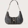 Guess ERENIA SHOULDER BAG - Handbag - Dark Grey