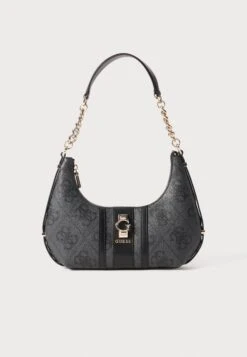 Guess ERENIA SHOULDER BAG - Handbag - Dark Grey