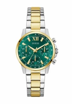 Guess BAILEY - Chronograph Watch - Silver And Green