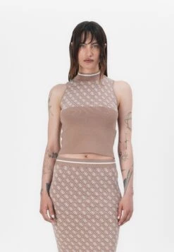 Guess LISE - Jumper - Wet Sand/cream