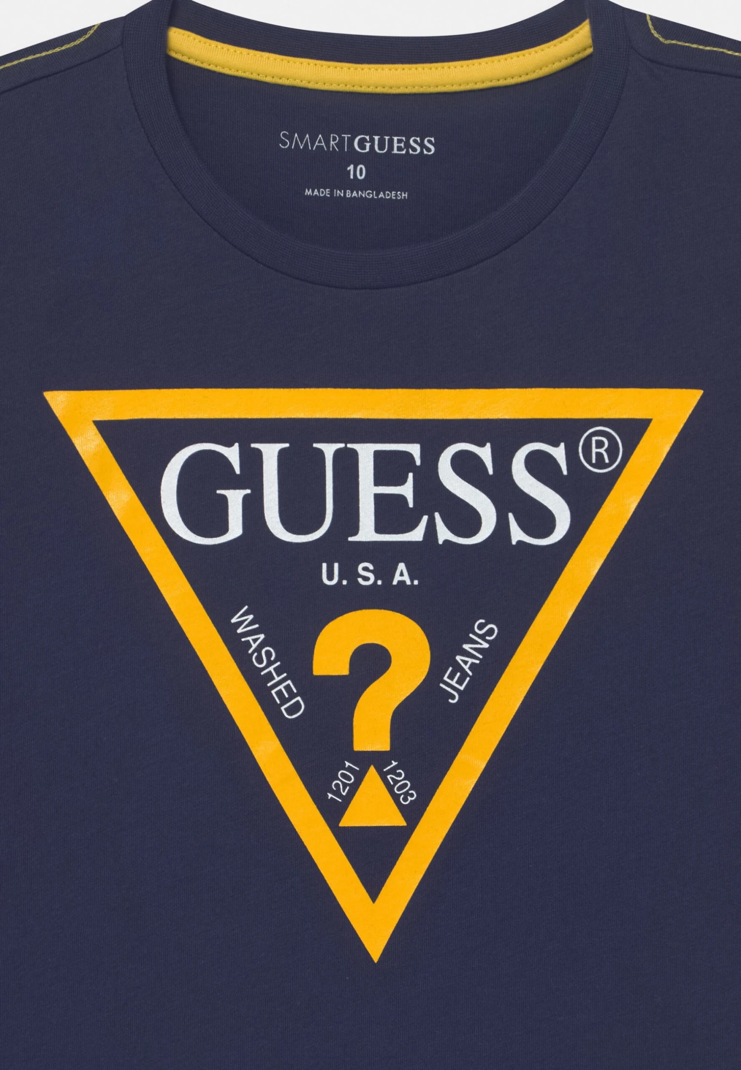 Guess Junior Core- Print T-Shirt - Deck Blue 3 Guess Junior Core- Print T-Shirt - Deck Blue - Image 3