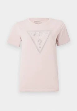 Guess TRIANGLE TEE - Print T-shirt - Light Melange Grey -Guess Clothing Sale 7eef4c0b42404d1685b710a968be9617 2