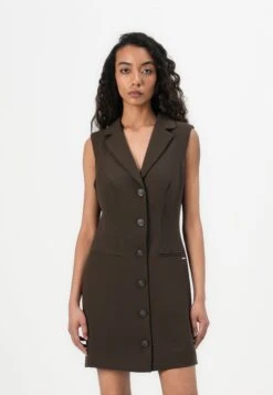 Guess YEVA DRESS - Day Dress - Espresso Brown
