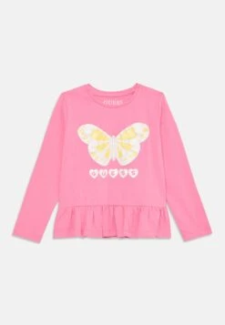 Guess TODDLERLS - Long Sleeved Top - Jelly Pink