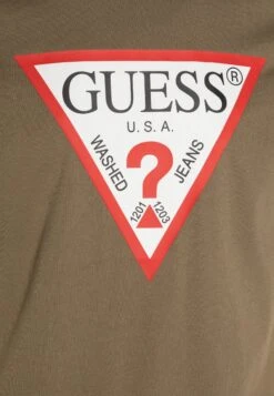 Guess Original Logo Tee - Print T-Shirt - Desert Green -Guess Clothing Sale 7fe7b7af6f664e19a02309e3b784badc