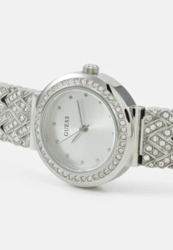 Guess Ladies Dress - Watch - Silver-Coloured -Guess Clothing Sale 7ff93554e06a40b38cd7dbd7683fa6b9