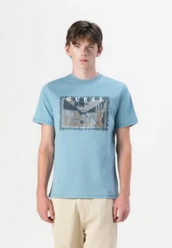 Guess TEE - Print T-shirt - Parisian Roof Blue