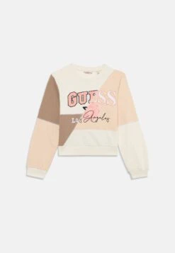 Guess JUNIOR ACTIVE - Sweatshirt - Natural Beige/multi Coloured