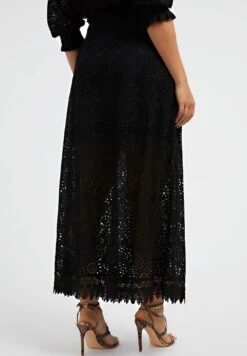 Guess Sangallo Rafa Long - Maxi Skirt - Jet Black A996 -Guess Clothing Sale 8144a2b716ce43429389e95c9eaede55
