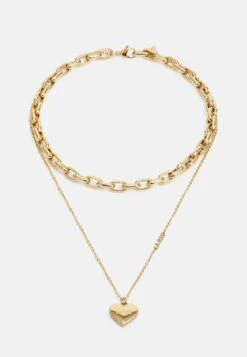 Guess Falling In Love - Necklace - Yellow Gold-Coloured