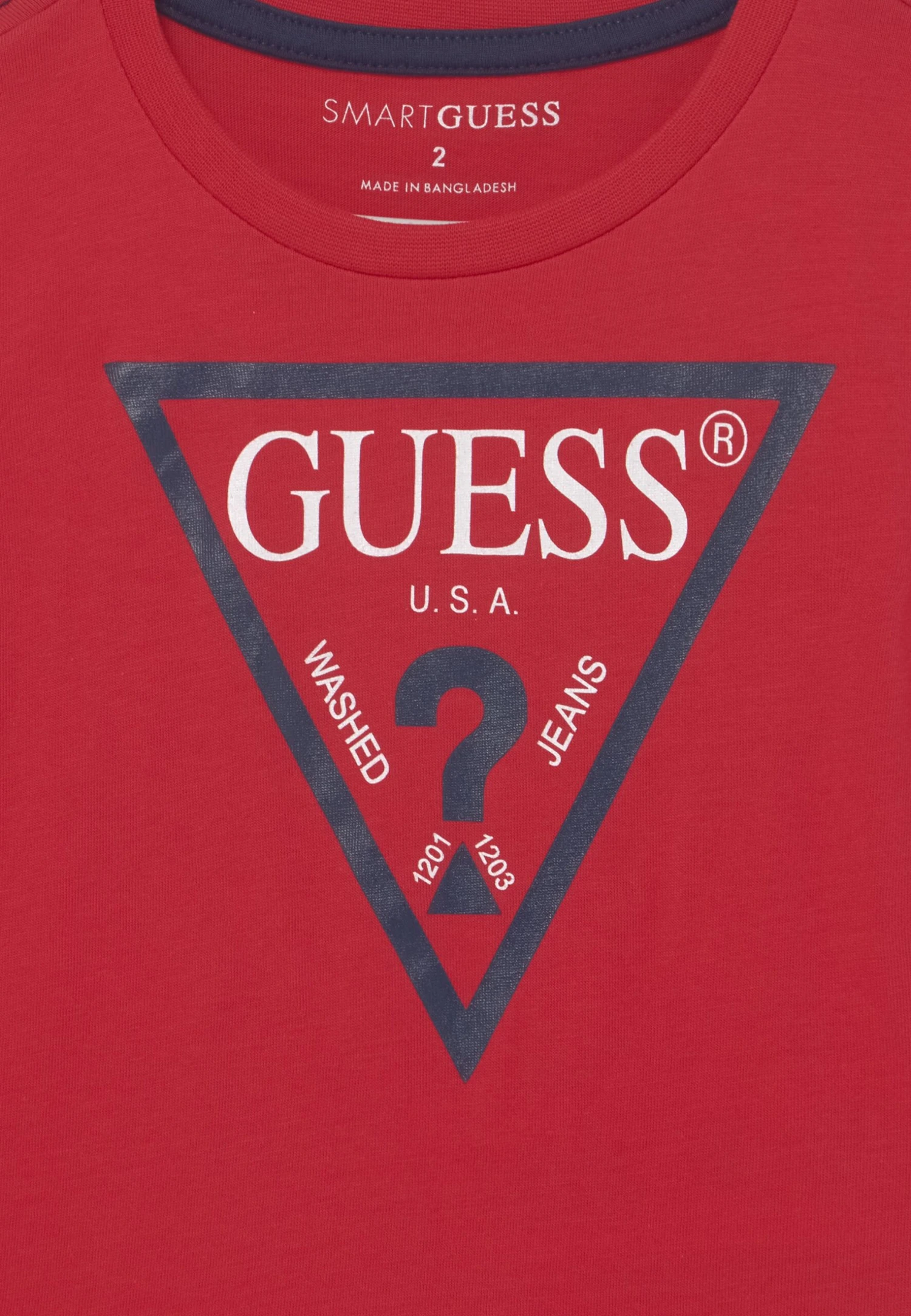 Guess CORE TODDLER KIDS BOY - Long Sleeved Top - Red Hot 3 Guess CORE TODDLER KIDS BOY - Long Sleeved Top - Red Hot - Image 3