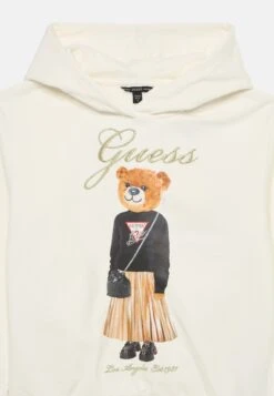 Guess JUNIOR OVERSIZE ACTIVE HOOD - Sweatshirt - Cream White -Guess Clothing Sale 81f528af3211493d9eb4b6795c1167ea