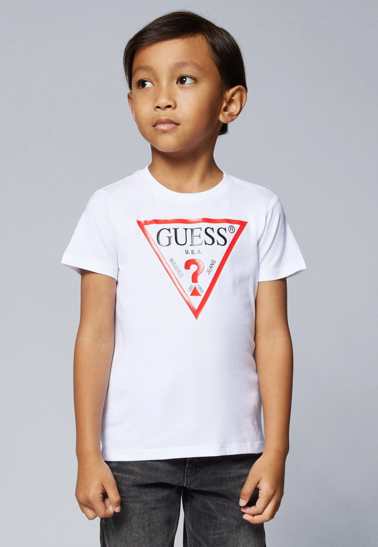 Guess CORE TODDLER KIDS BOY - Print T-shirt - Pure White 1 Guess CORE TODDLER KIDS BOY - Print T-shirt - Pure White
