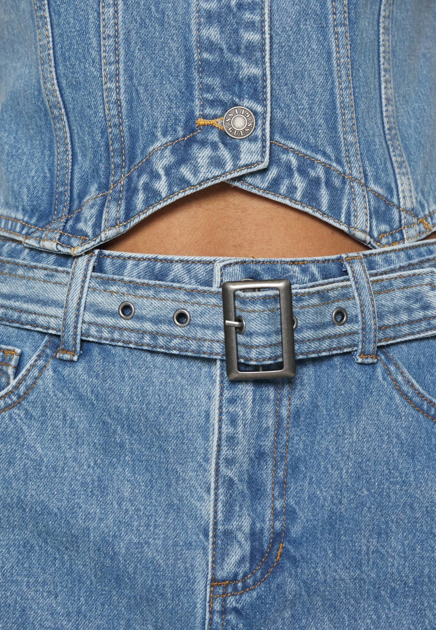 Go Elle Denim Belt S; Go Elle Denim Belt Skirt - Mini Skirt 6 Go Elle Denim Belt S; Go Elle Denim Belt Skirt - Mini Skirt - Image 6