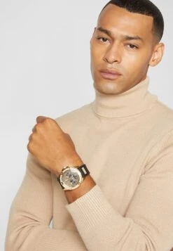 Guess Mens Sport - Chronograph Watch - Black/Gold