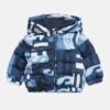 Guess BABY HOODED PADDED PUFFER UNISEX - Winter Jacket - Denim