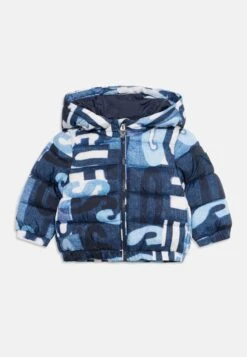 Guess BABY HOODED PADDED PUFFER UNISEX - Winter Jacket - Denim