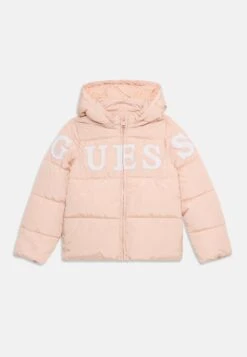Guess JUNIOR HOODED PADDED PUFFER ZIP - Winter Jacket - Blissful Pink