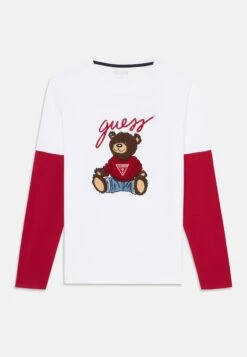 Guess JUNIOR UNISEX - Long Sleeved Top - Pure White