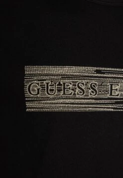 Guess Ss Cn Shaded Logo Tee - Print T-Shirt - Jet Black -Guess Clothing Sale 838f83e67fd44afb89f7bcdca24cd73c