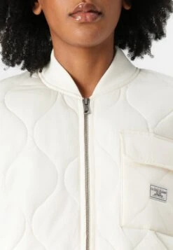 QUILTED PUFFER JACKET - Bomber Jacket - Pristine White -Guess Clothing Sale 83ab26c31c1e4575a1f3755c799c93a1