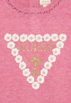 Guess TODDLERLS MIXED FABRIC DRESS - Jumper Dress - Polly Pink -Guess Clothing Sale 83b3744049a042a7a457fbf5c512ab9f