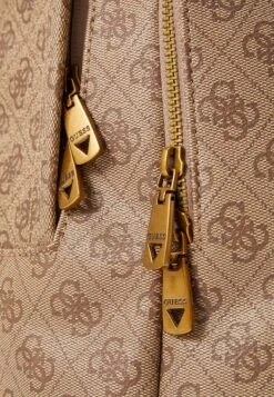 Guess MILANO COMPACT BACKPACK - Rucksack - Beige/brown/blue -Guess Clothing Sale 84b093d56c35423c92cb4adcba5e982e