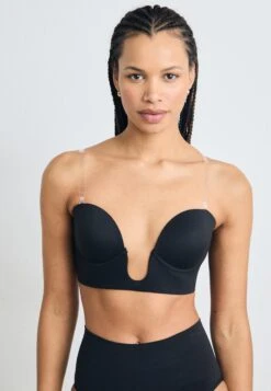 Guess EVELINE DEEP PLUNGE - Balconette Bra - Jet Black -Guess Clothing Sale 8533f04f6690404facb9e68258bef4b6