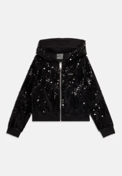 Guess KIDS JUNIOR ACTIVE ZIP MINI ME - Zip-up Sweatshirt - Jet Black