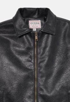Guess JUNIOR PADDED JACKET - Faux Leather Jacket - Jet Black -Guess Clothing Sale 85e299f21a7848ac97f7b431a416d090