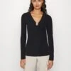 Guess Lara - Long Sleeved Top - Jet Black
