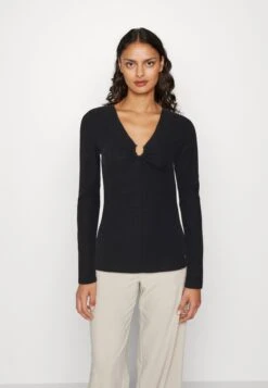 Guess Lara - Long Sleeved Top - Jet Black