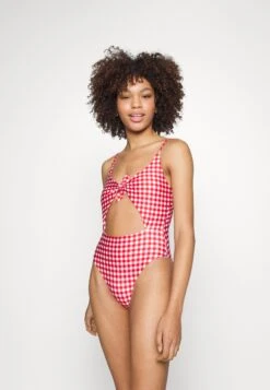 Guess Removable Cups - Swimsuit - Small White Red Vich