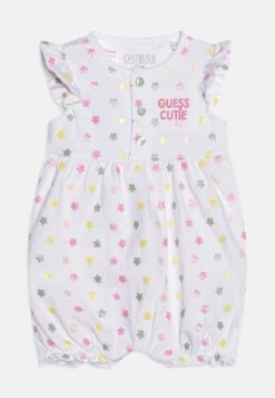Guess Newborn Shortie - Jumpsuit - White/Pink