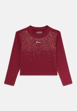 Guess JUNIOR MIDI - Long Sleeved Top - Ballroom Red