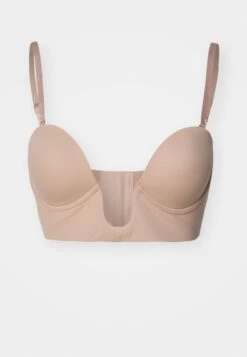 Guess EVELINE DEEP PLUNGE - Balconette Bra - Ibex Light Brown -Guess Clothing Sale 885a48204b944a8ea5fc90cafb63290d