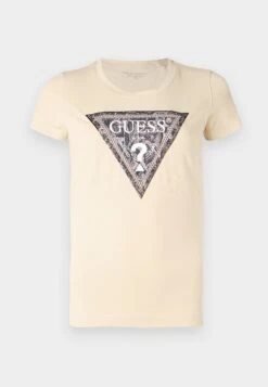 Guess TRIANGLE PYTHON TEE - Print T-shirt - Jet Black -Guess Clothing Sale 8935fae6caa04f93a8dd2131981fd1af