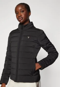 Guess SOLID HEAVY DIANN PUFFER JACKE - Outdoor Jacket - Jet Black -Guess Clothing Sale 897af7daa2f740389ca79bbcb71f1d71
