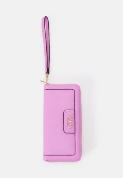 Guess Eco Angy Large Zip Around - Wallet - Pink -Guess Clothing Sale 89c22bbbbaf54e2e8e700d037f0f2379