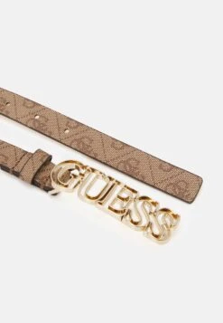 Guess Vikky - Belt - Latte Logo