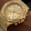 Guess FURY - Chronograph Watch - Gold Tone